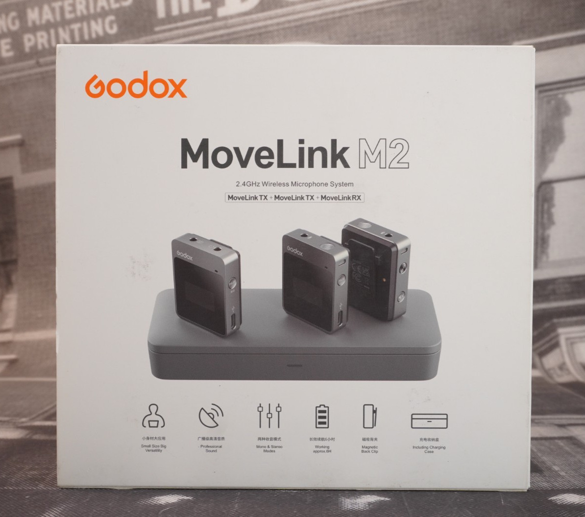 GODOX MoveLink M2 2.4GHz Wireless Microphone System (MOVELINK M2)