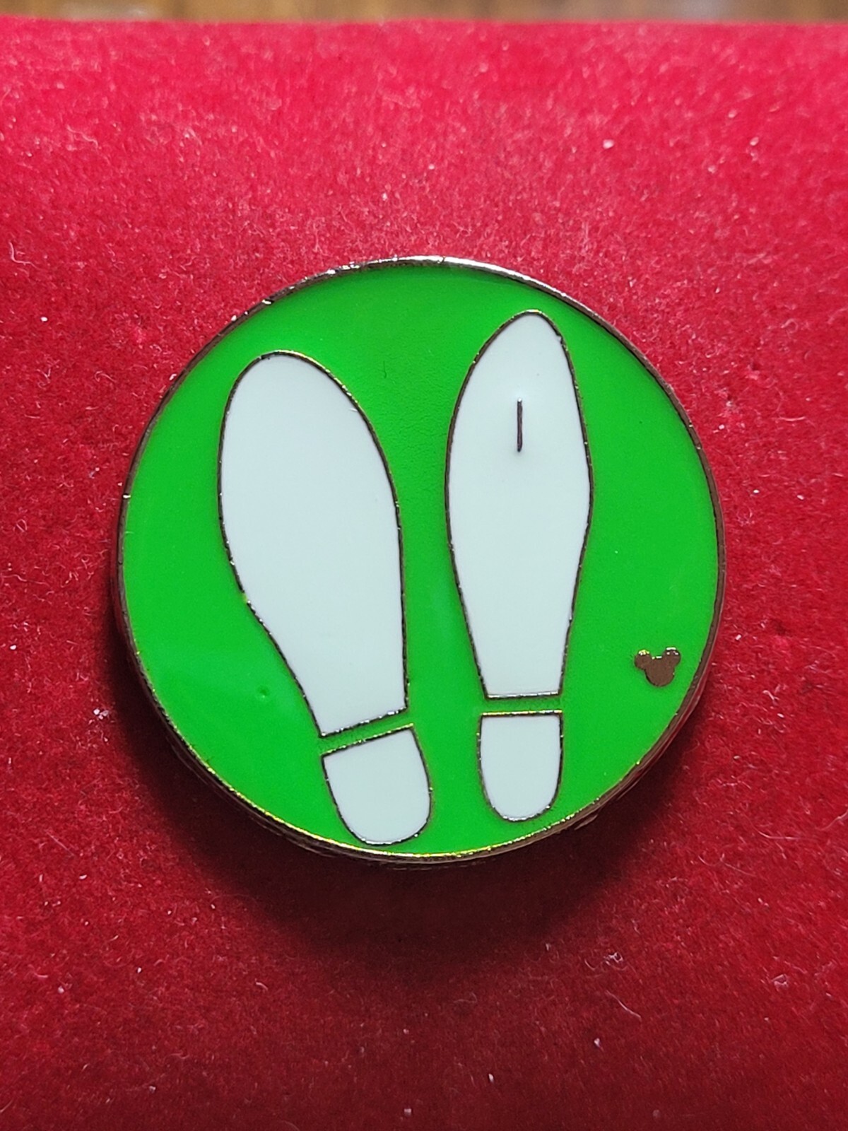 Disney Trading Pin, Goofy, Character Footprints, Hidden Mickey, 2007 b