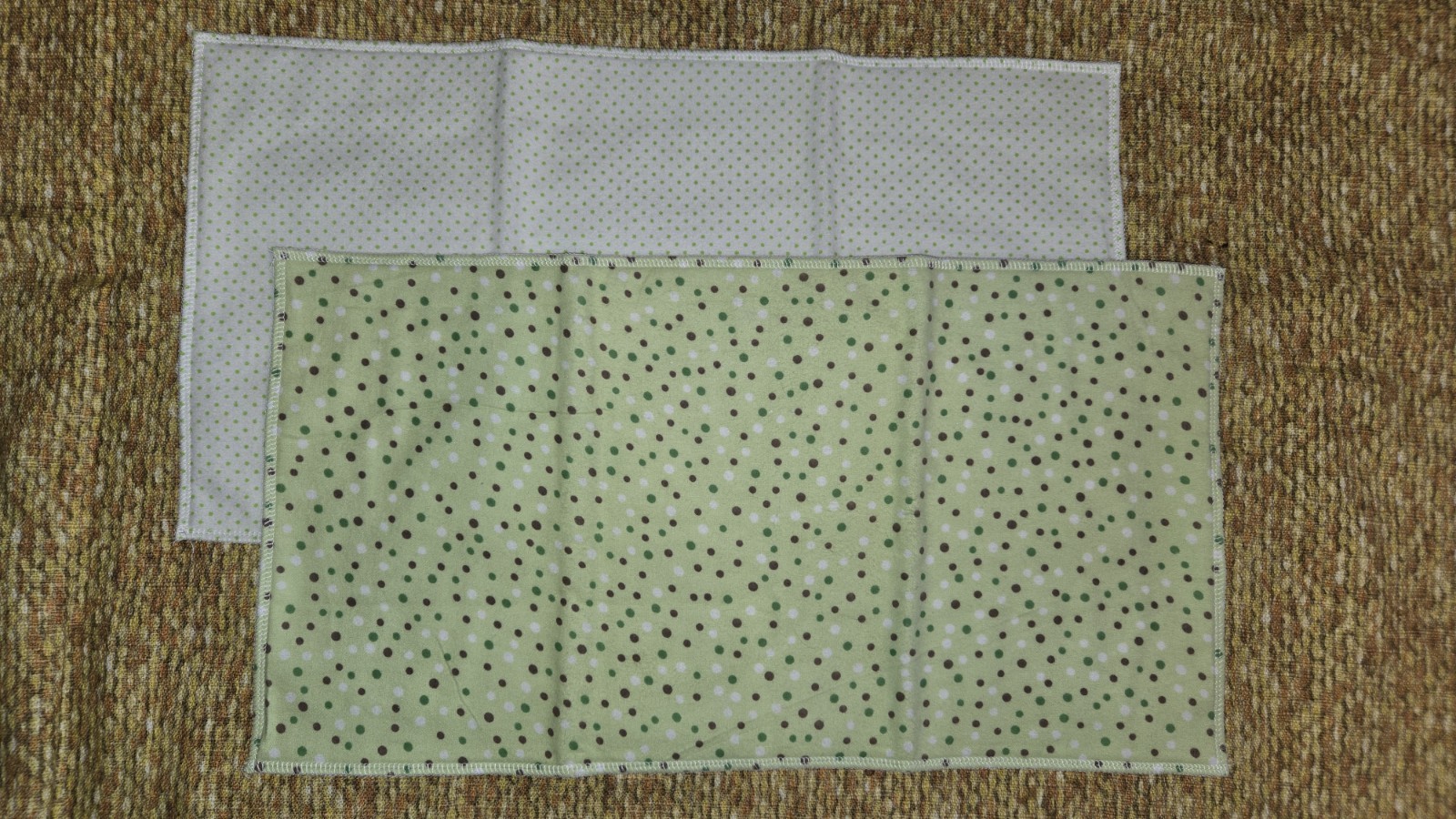 Lot of 2 Handmade 18"x9" 3 Layer Flannel Guinea Pig Cage Liner 100%cotton 