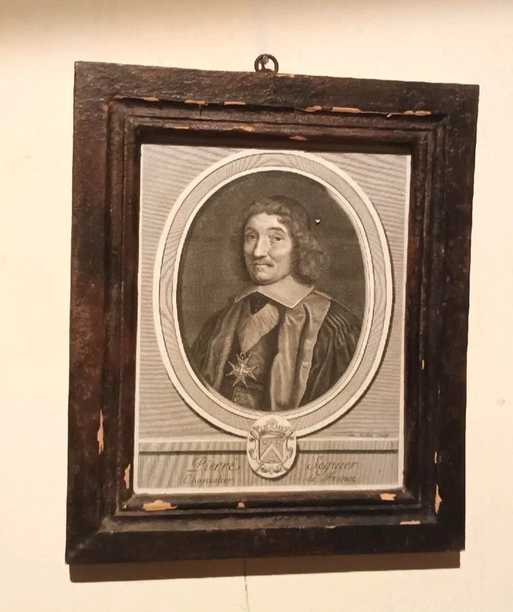 LUBIN ENGRAVING, FRANCE, 18TH CENTURY - PORTRAIT OF PERRE SEGUIER - FRAME