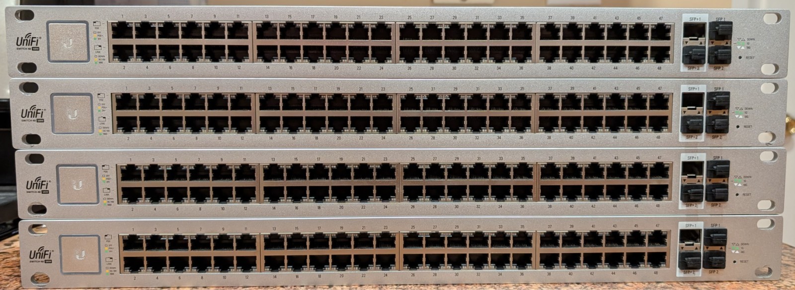 Ubiquiti Networks UniFi (US-48-500W) 48-Port Rack-Mountable POE Switch