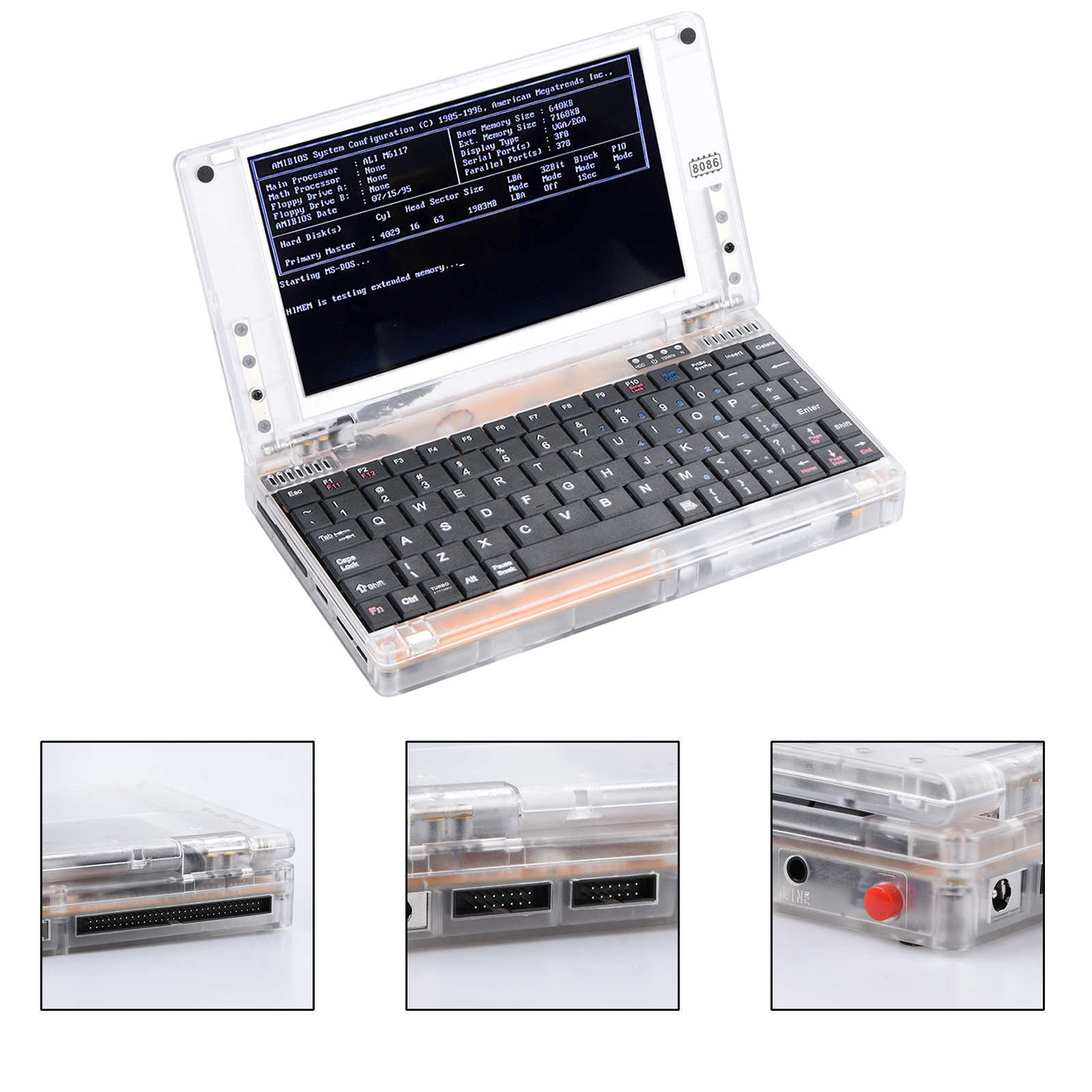 Perfect Replica Portable 8086 CPU 4.77MHZ 640KB RAM Vintage Computer Win Ver 3.0