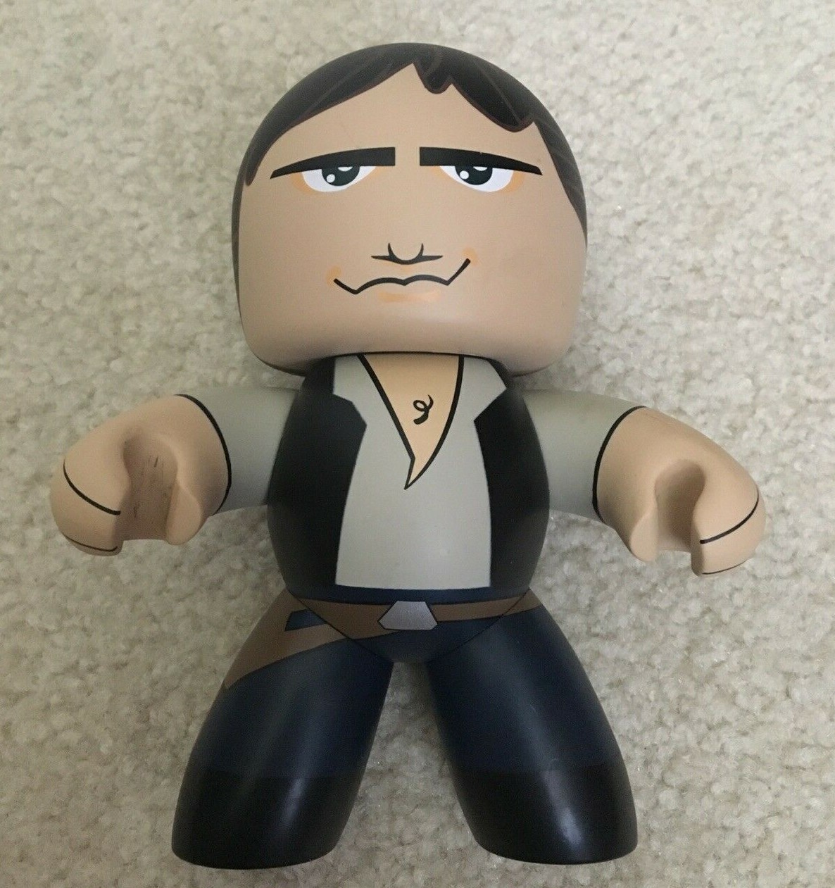 Star Wars Han Solo Mighty Muggs Toy Figure 6" Vinyl Collectible Hasbro 2008