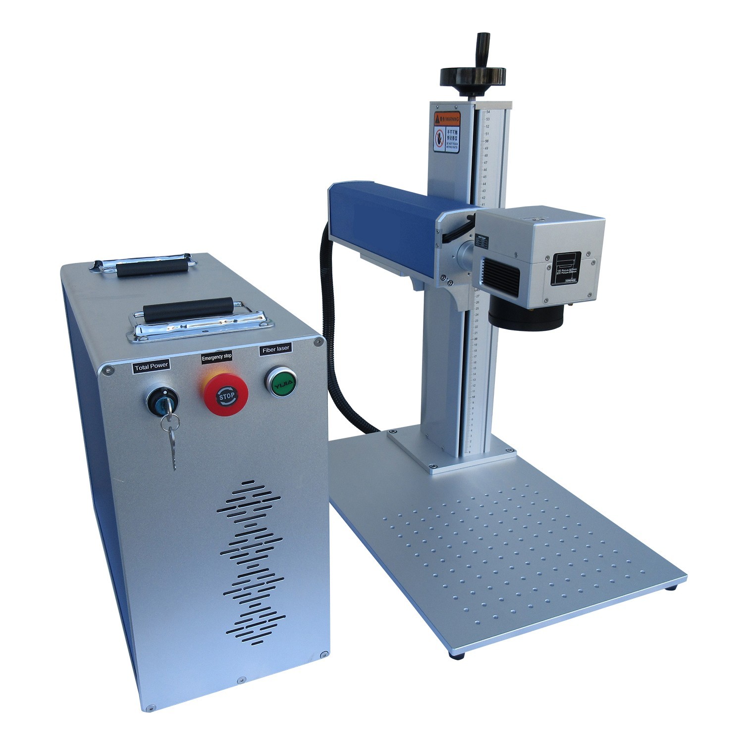 50W Pipe Valves Laser Marking Machine Pipe Valves Laser Engraving Machine 50W