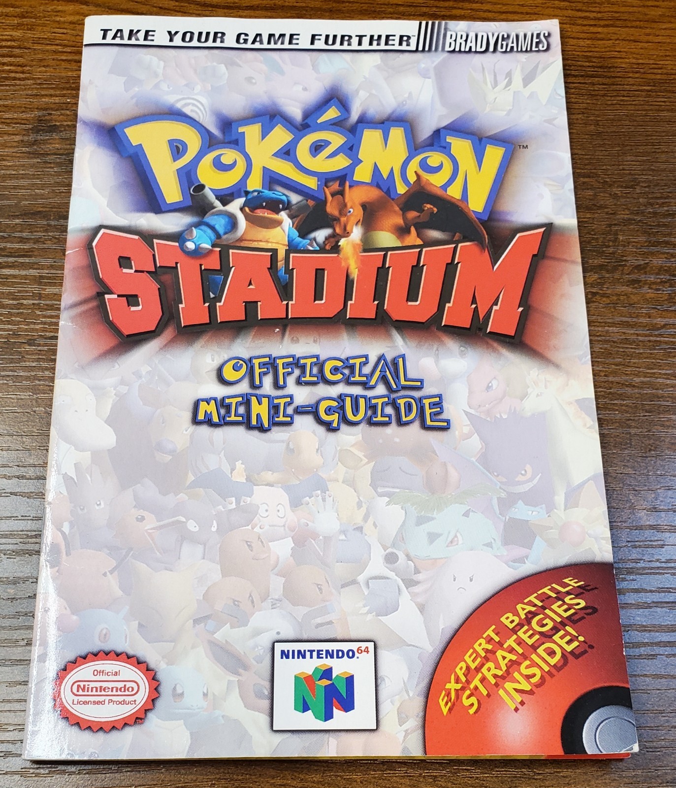 Pokemon Stadium - Nintendo 64 N64 - Official Mini-Guide Promo BradyGames RARE
