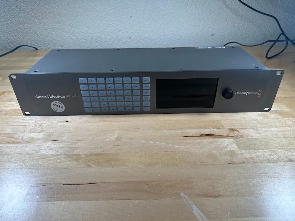 Blackmagic Design Smart Videohub 40x40 Router VHUBSMART6G4040