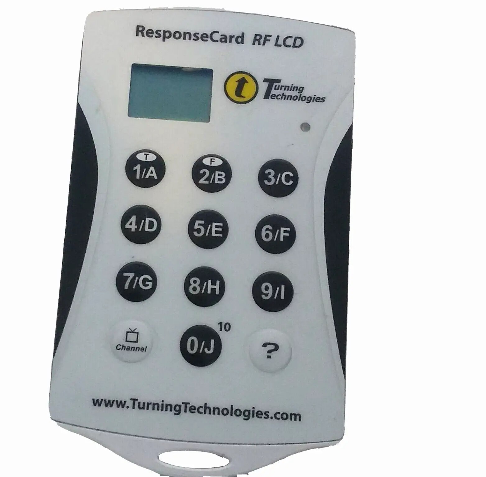 TURNING TECHNOLOGIES RESPONSE CARD RF LCD RCRF-03 CLICKER REMOTE (Low Battery)