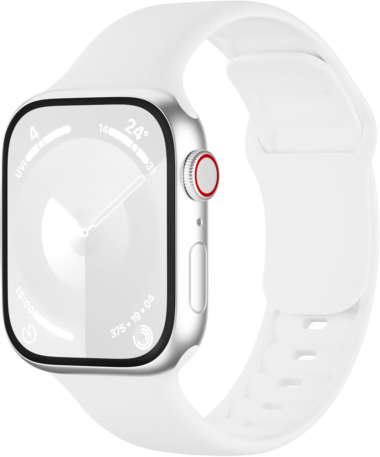 Silicone Strap Compatible with Apple Watch Series 10 38mm 40mm 41mm 42mm