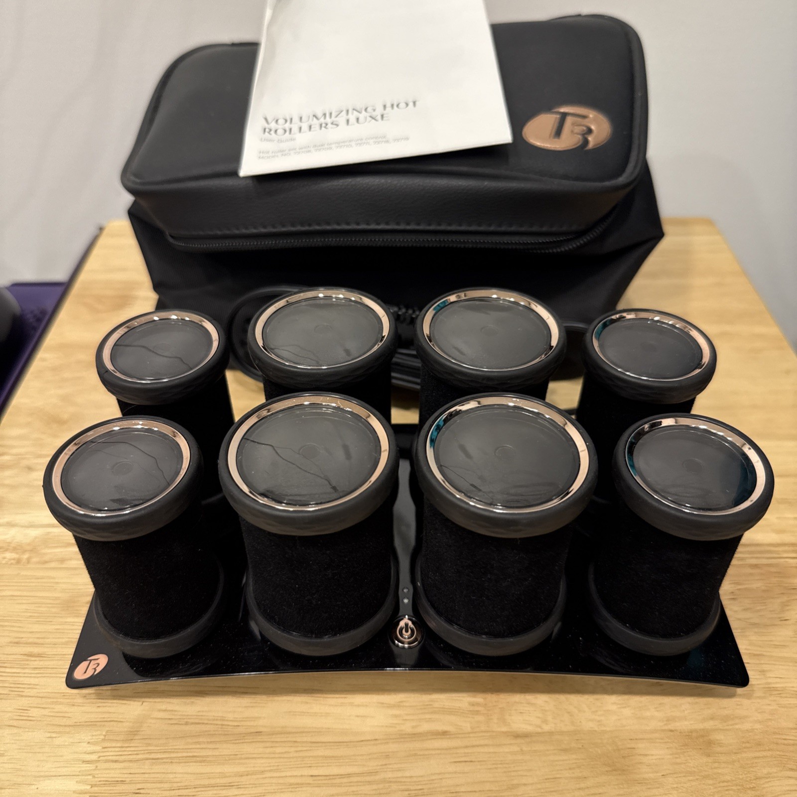 T3 Micro Volumizing Hot Rollers Luxe Premium Curler Set 73709 8 Count