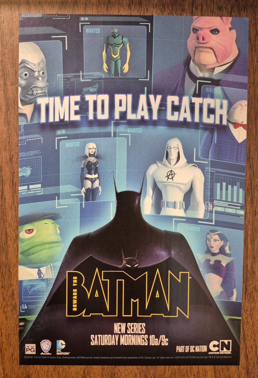 2013 BATMAN: Beware the Batman TV Series Cartoon Network CN - Print Ad/Ad Page