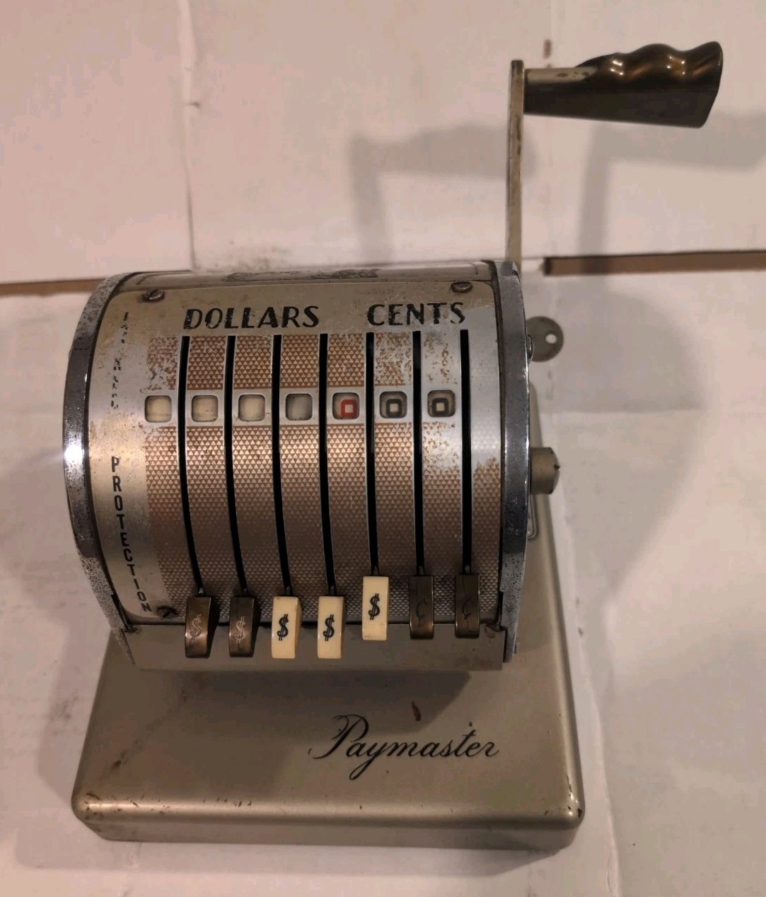 Vintage Paymaster Check Writer Series X-550 With Key