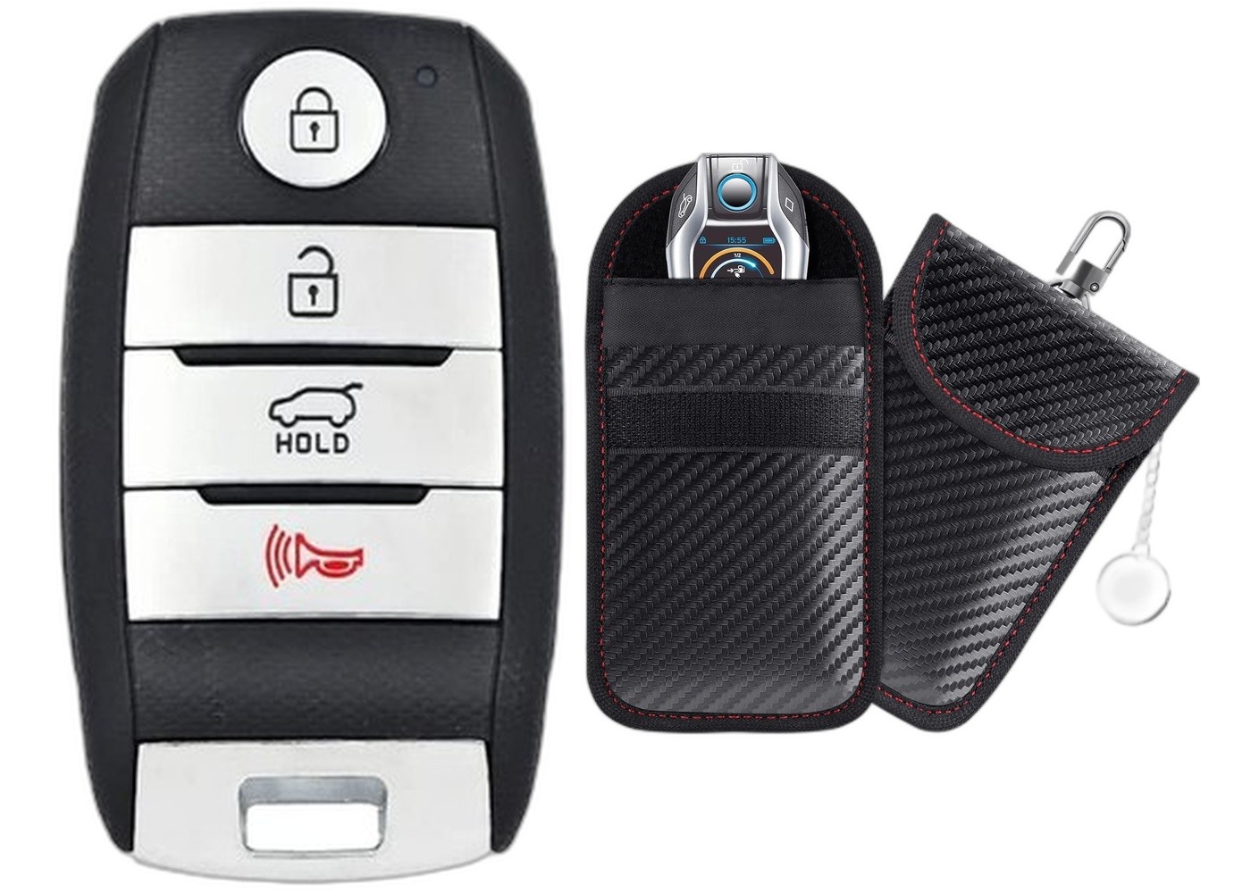 Smart Replacement Key Fob 2014-2017 Kia Soul FCC: CQOFN00100 MPN: w/Case