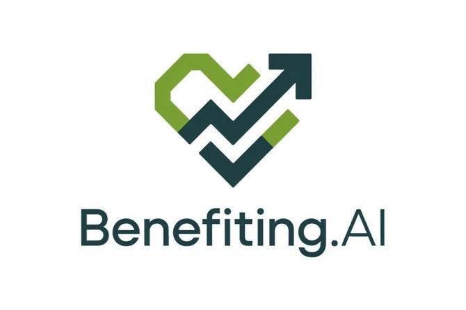 Benefiting.ai Premium One Word Benefitin .ai Domain Name AI Benefit Benefits URL