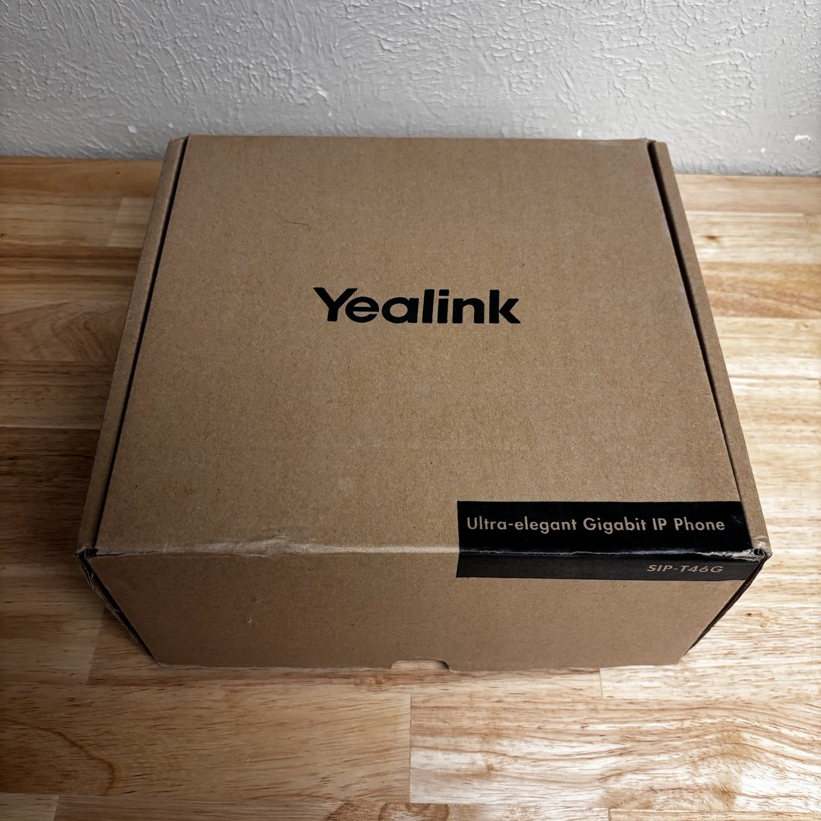 Yealink SIP-T46G IP Phone Black Gray Speakerphone Headset Port Hold Transfer