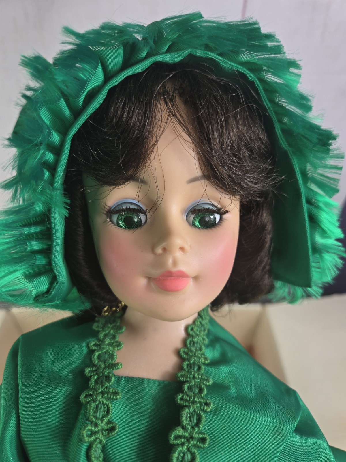 20" Madame Alexander Scarlett O'Hara Portrait Doll Green Dress Original Box Tag