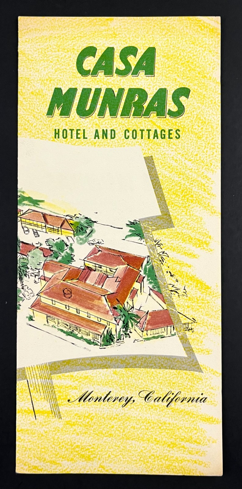 1960s Monterey California Casa Munras Hotel Cottages Vintage CA Travel Brochure