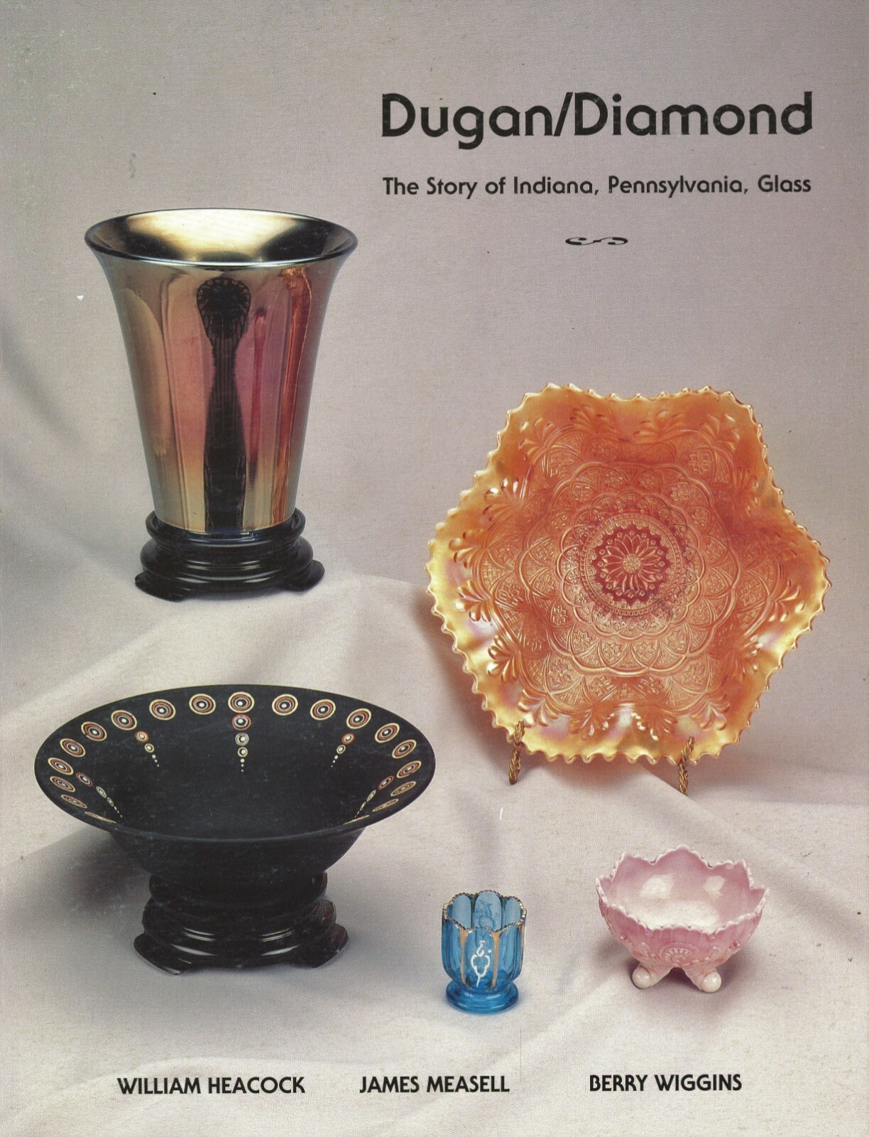 Dugan-Diamond Carnival Stretch Pressed Art Glass Etc. /  Book + Values