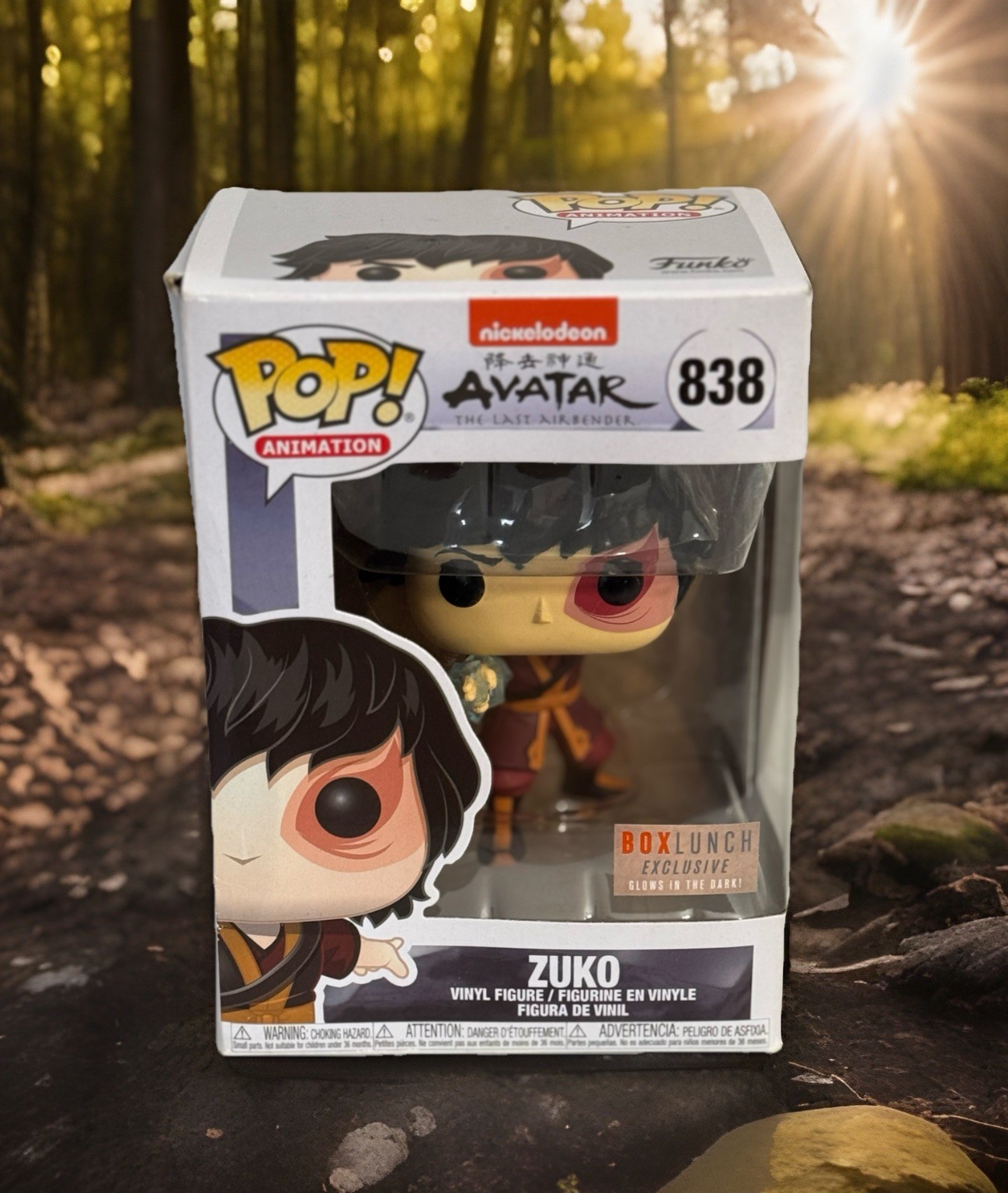 Funko Pop! Vinyl: Avatar - Zuko (Glows in the Dark) - Box Lunch Exclusive #838