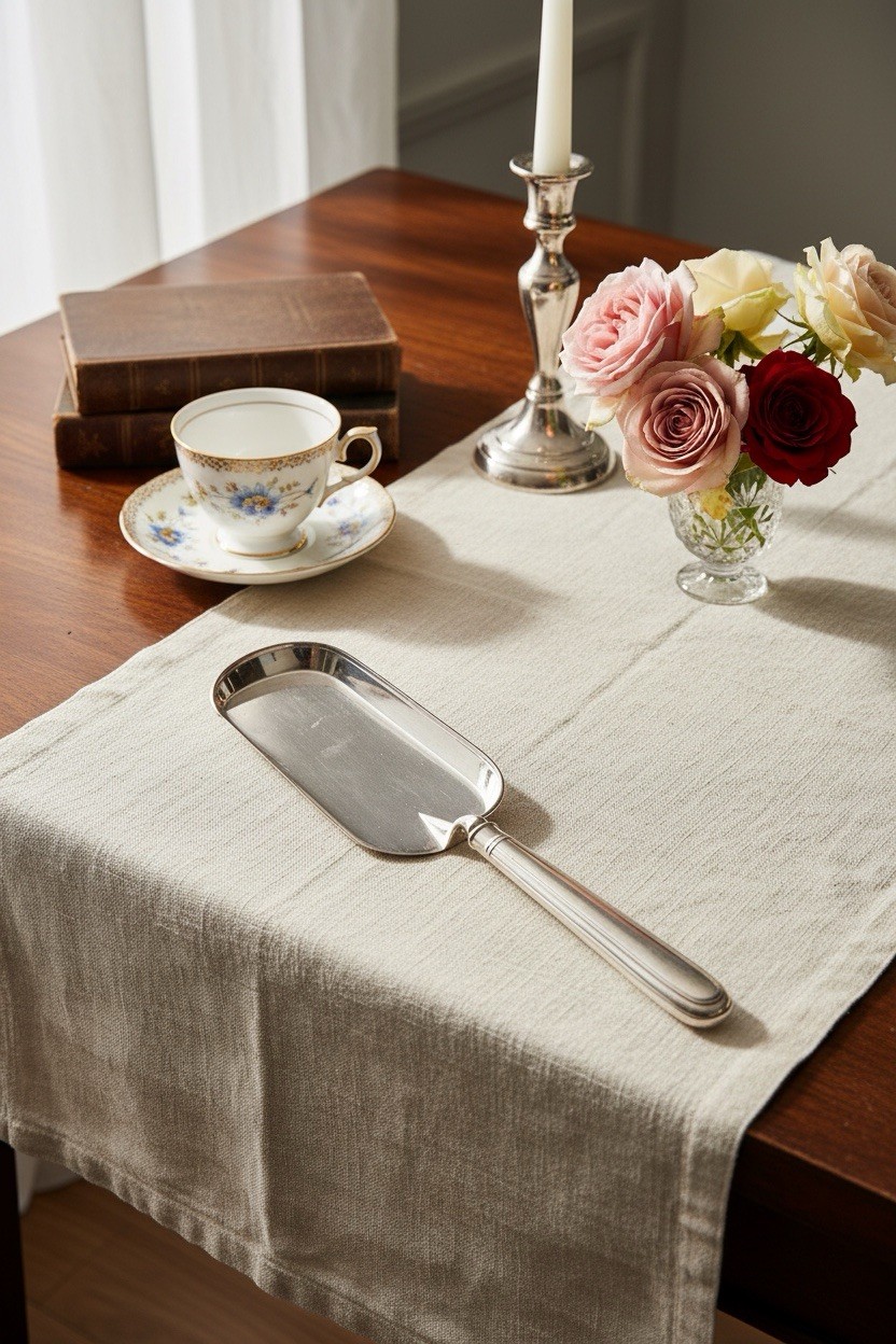 Crumber Mappin & Webb Crumb Catcher Princess Plate Silverplate 12”