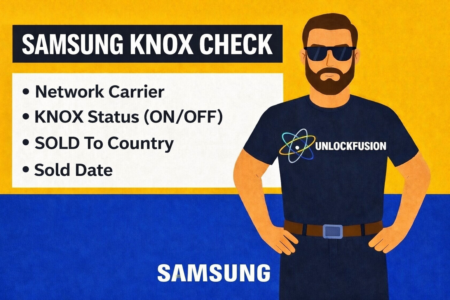 Samsung KG LOCK (Knox ) Status check Service, country,Region,Product date