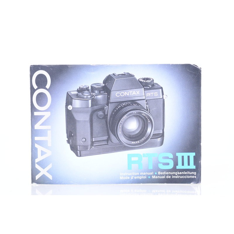 Contax User Manual RTS III / Instruction Manual / GERMAN