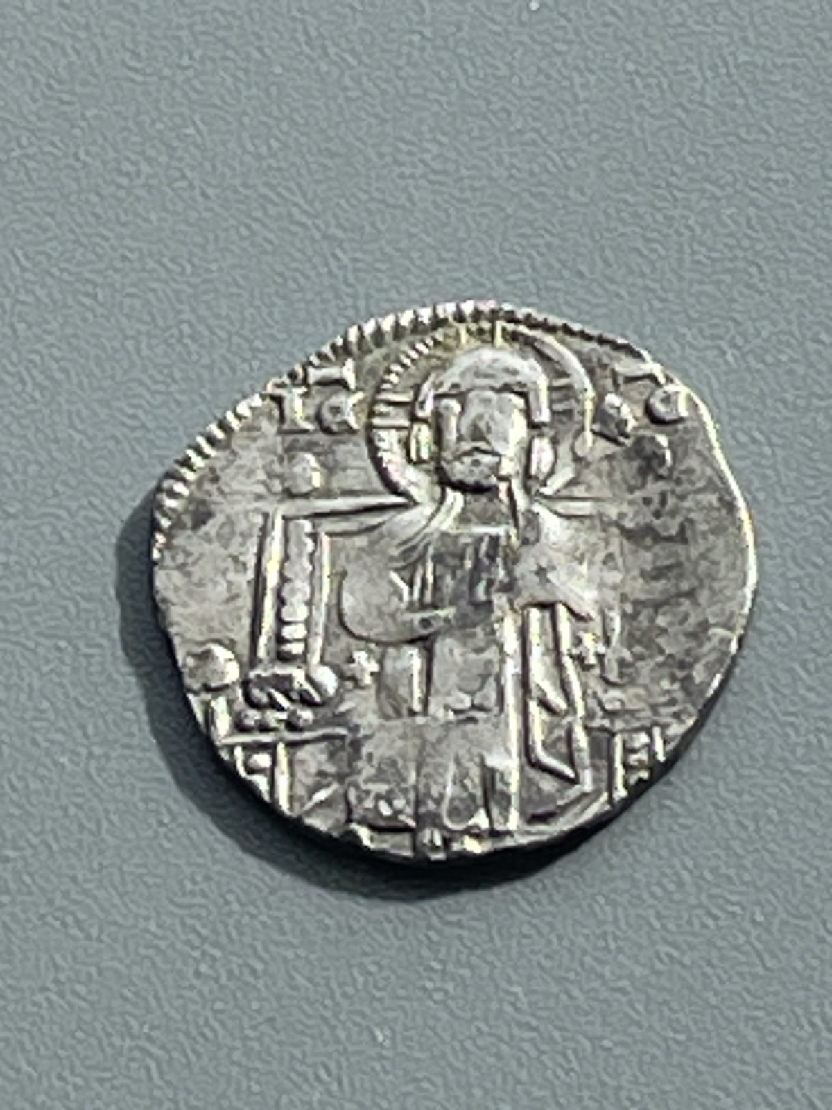 ITALY, Venice. Silver Grosso. 1268-1275 Doge Lorenzo Tiepolo. Christ Pantokrator