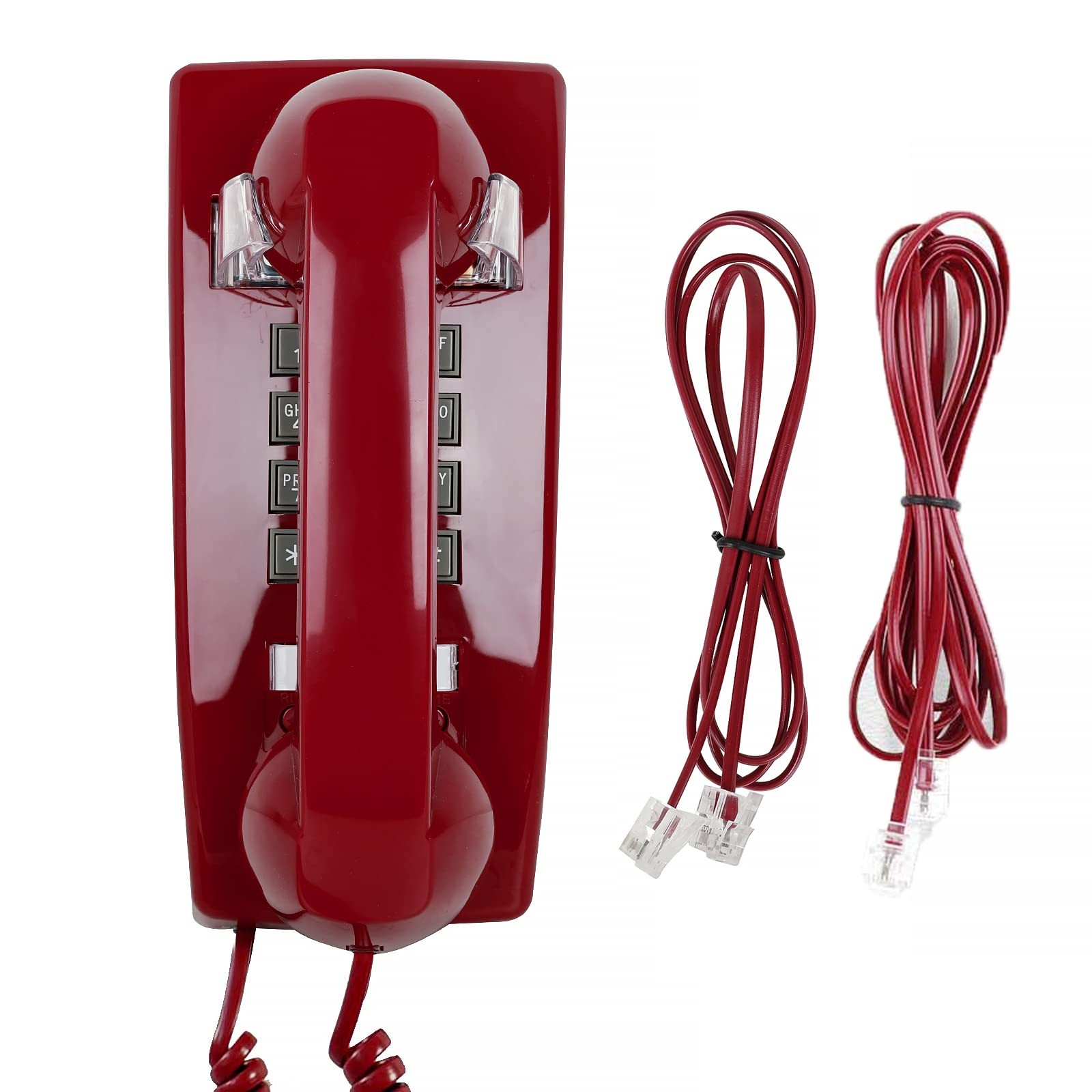 Retro Wall Phones, Old Wall Mounted Phone Landline Phone with Loud Mechanical...