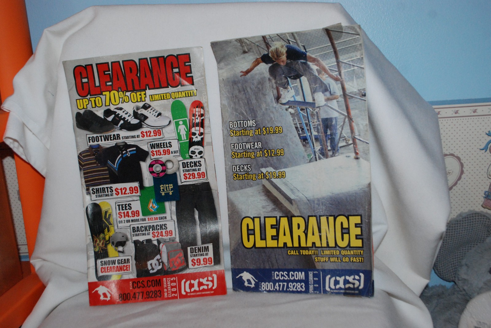 CCS Skateboard Snowboard Catalog -2005 CLEARANCE CATALOGES