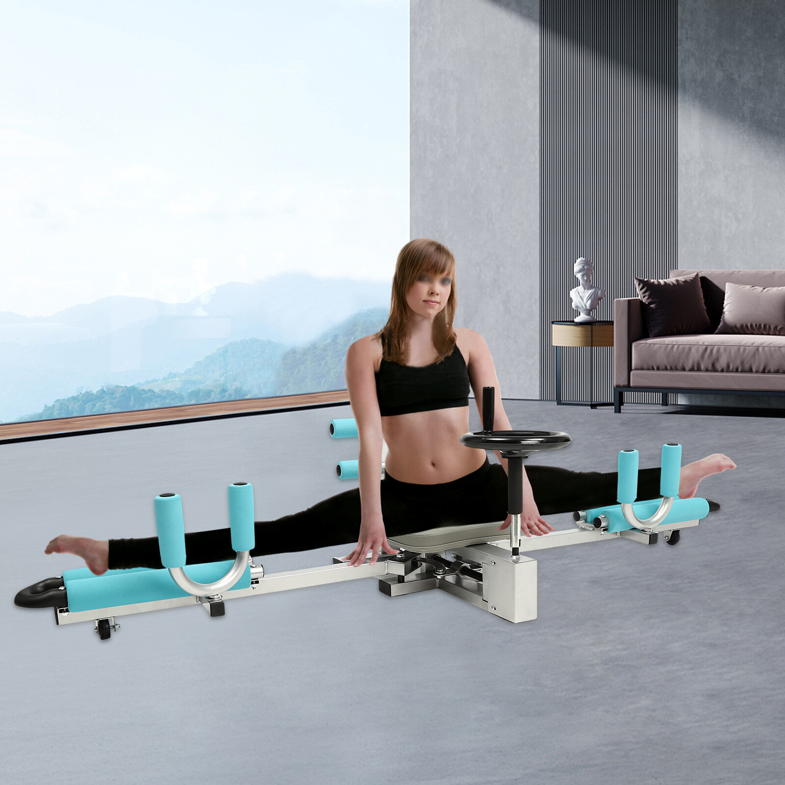 Leg Stretcher Fitness Stretching Machine Leg Training Arts Martial Equipment Gym