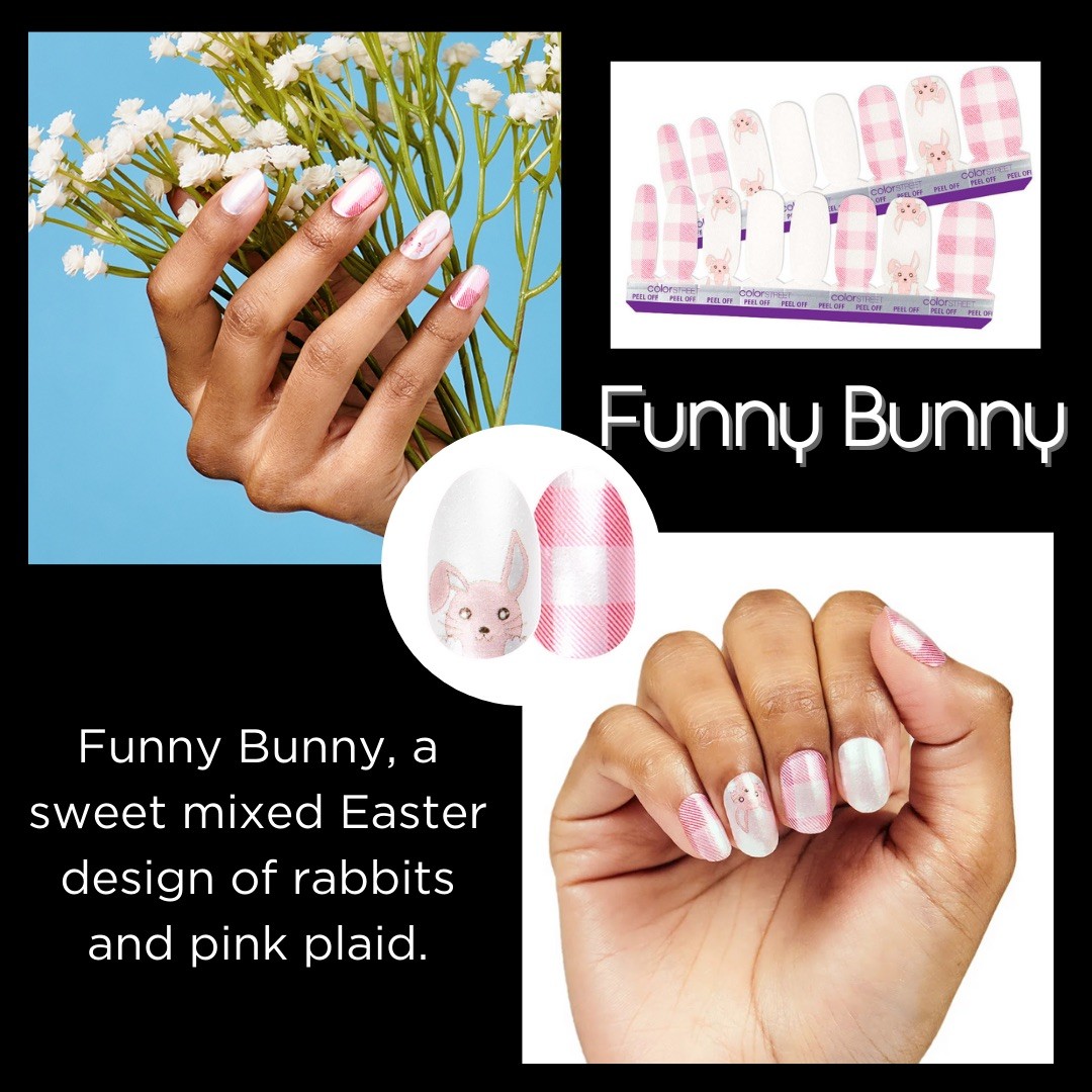 Color Street Vintage Easter 🐣 Funny Bunny
