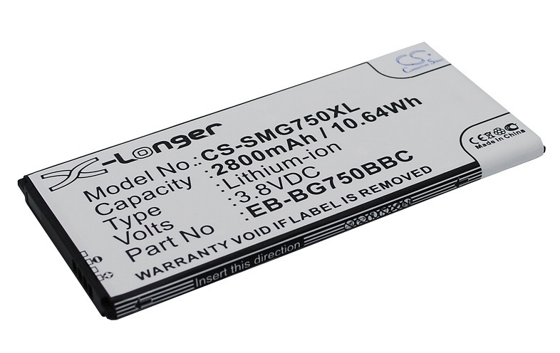 Battery 2800mAh Type EB-BG750BBC EB-BG750BBE for Samsung SM-G750A, SM-G750F