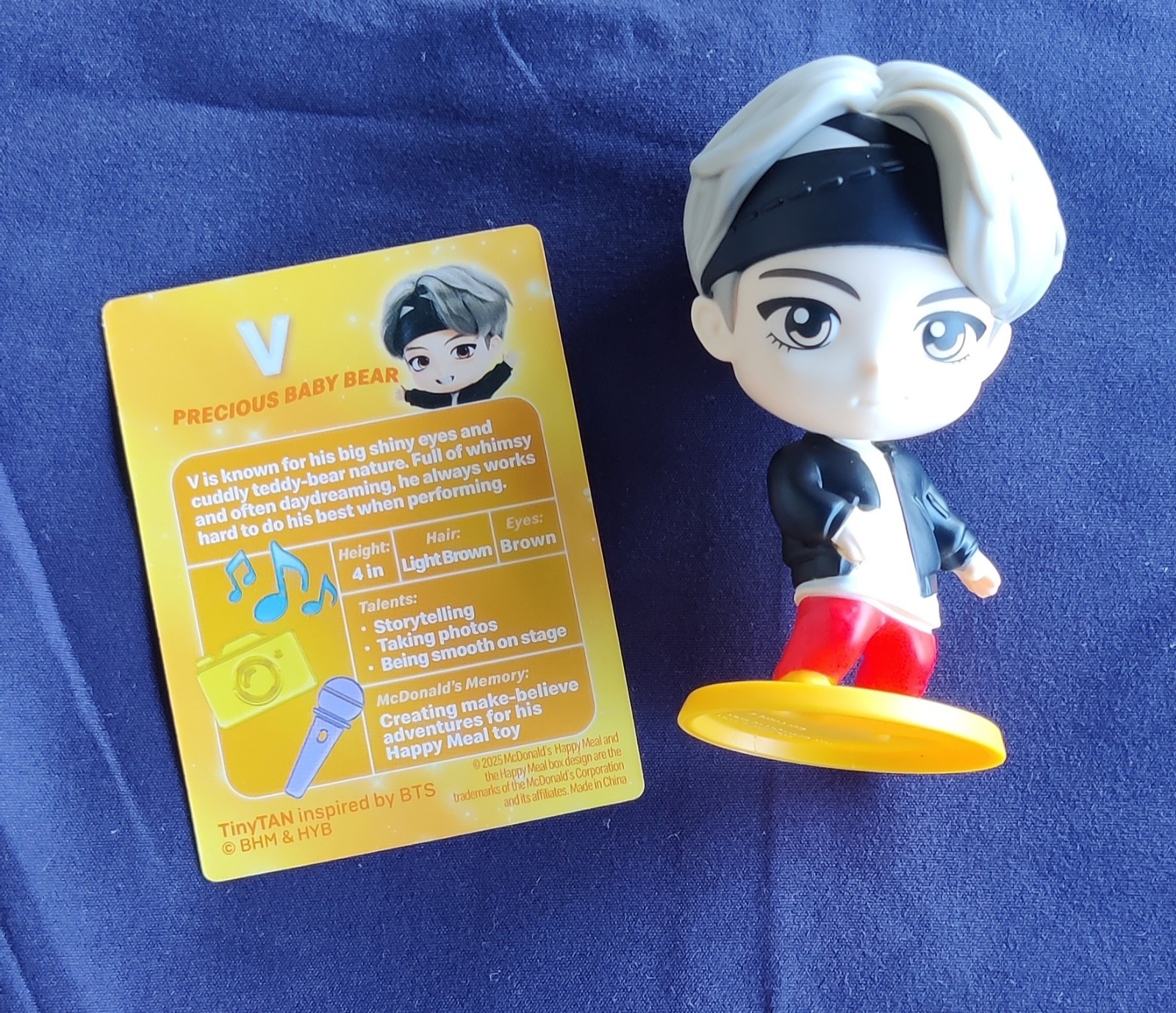 TinyTAN McDonald's Happy Meal Figures Set Of 5