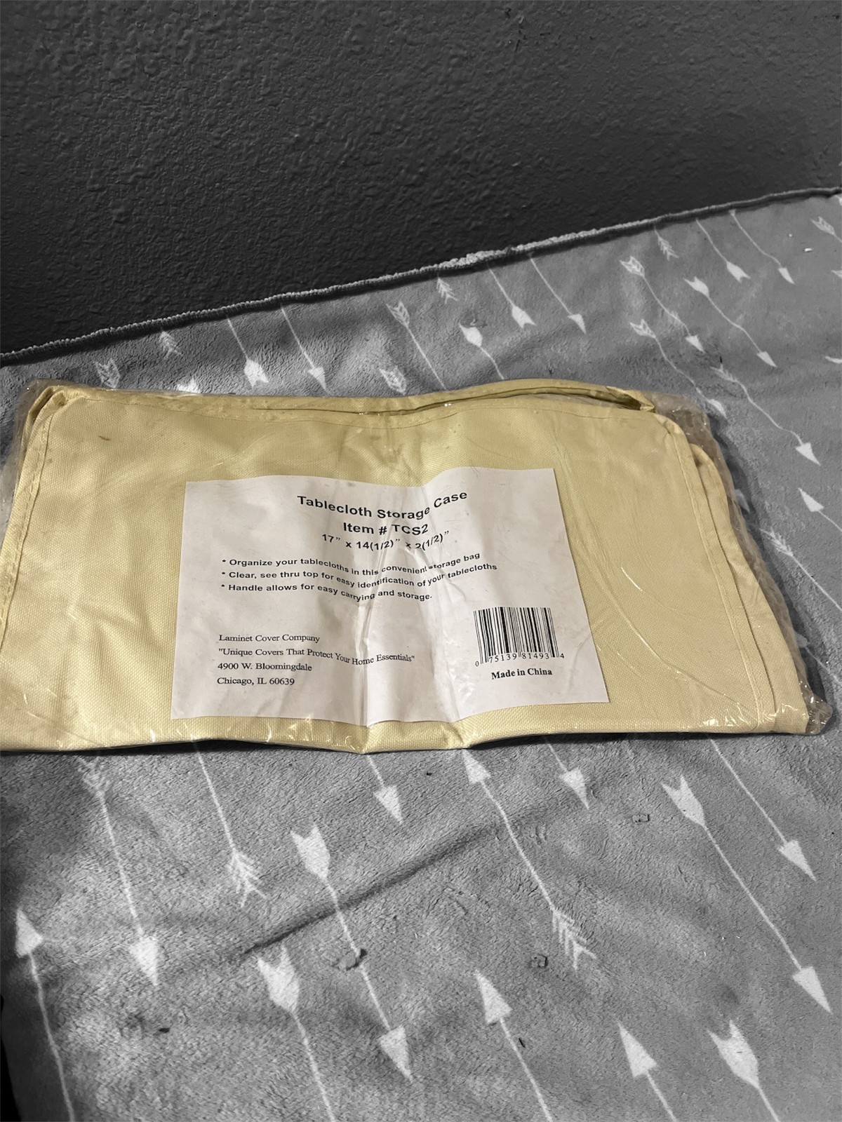 Tablecloth Storage Case! New!