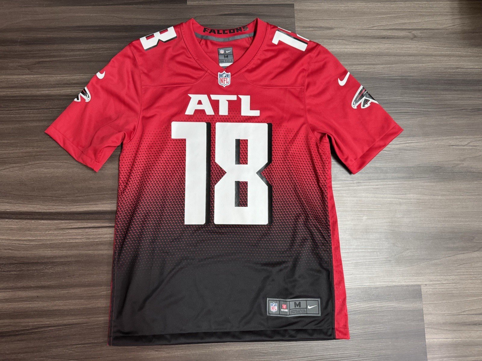 Nike Atlanta Falcons Calvin Ridley NFL On Field Alternate Game Home Jersey Men M