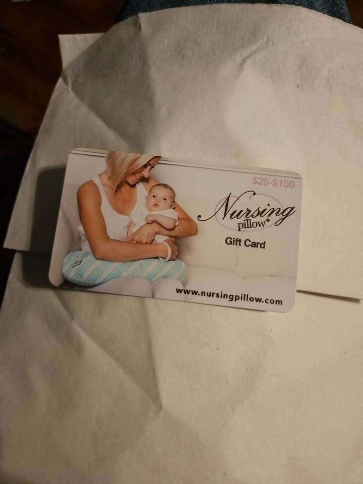 Valid Nursing pillow $40 Gift Card FOR USE AT  NursingPillow.com