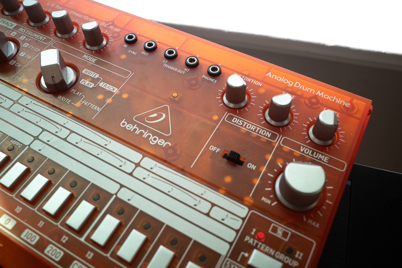 Behringer RD-6-TG Analog Drum Machine - Orange Translucent
