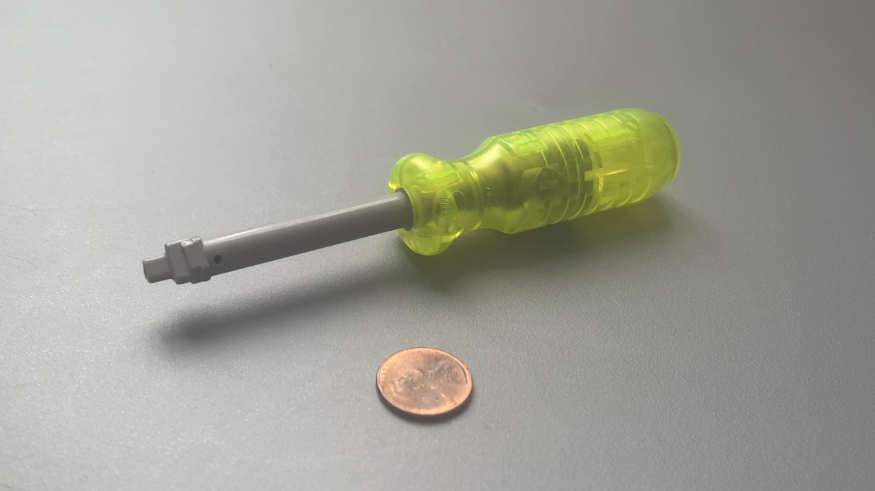 Lego Duplo - Vintage Toolo Yellow Screwdriver Tool  Piece