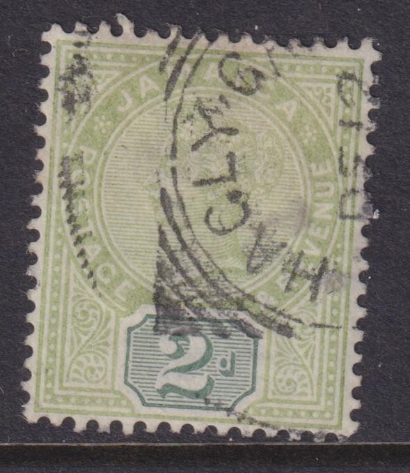 JAMAICA, 1889 2d. Green, used.