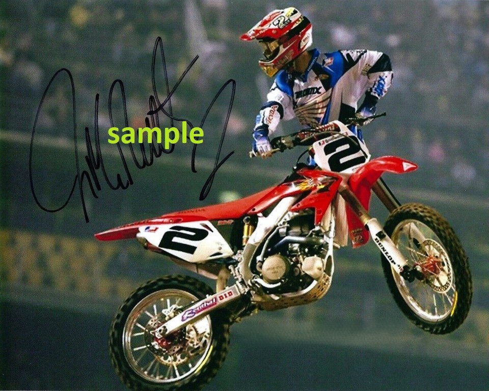 JEREMY MCGRATH REPRINT PHOTO 8X10 SIGNED AUTOGRAPHED CHRISTMAS MAN CAVE GIFT