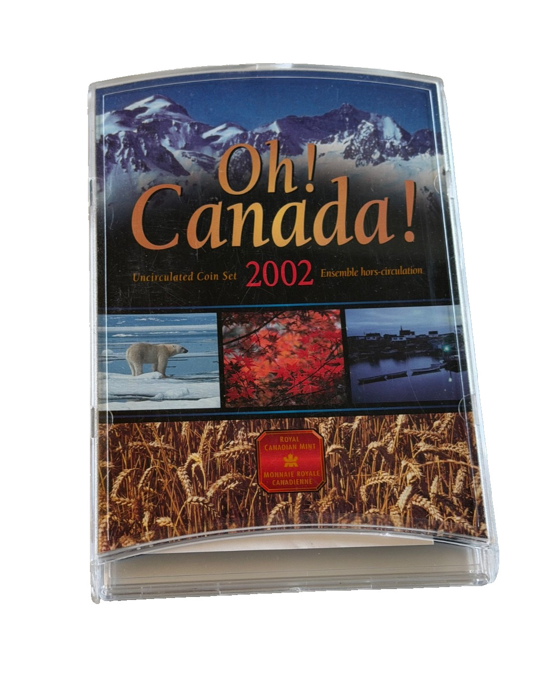 2002 Oh! Canada! Royal Canadian Mint Uncirculated Coin Set  7 Coin Set NICE SET 