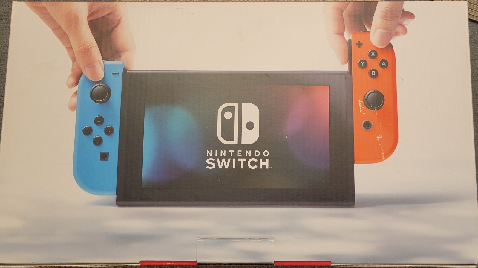 Nintendo Switch Console with Joy-Con Controllers, Carrying Case, and 6 Games