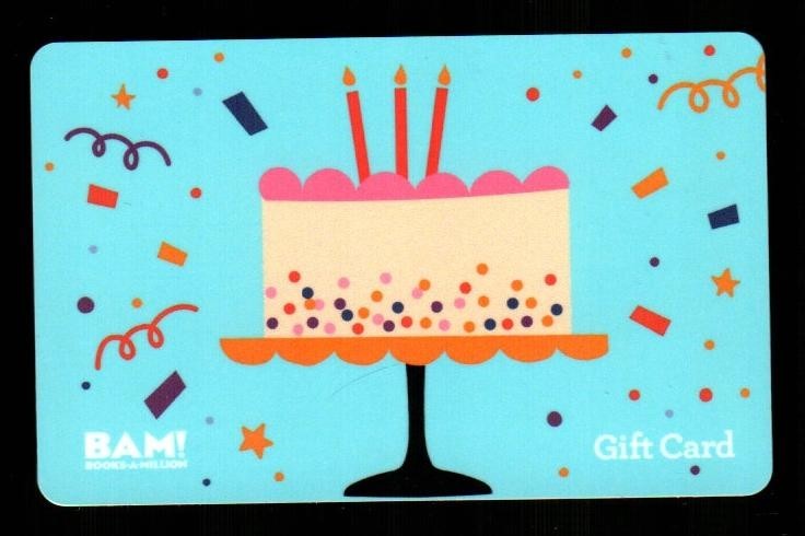BOOKS-A-MILLION Birthday Cake ( 2024 ) Gift Card ( $0 )
