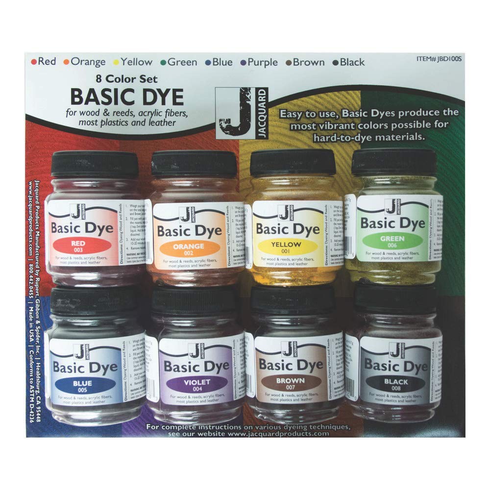 Basic Dye Set, Includes 8-1/2 Ounce Jars