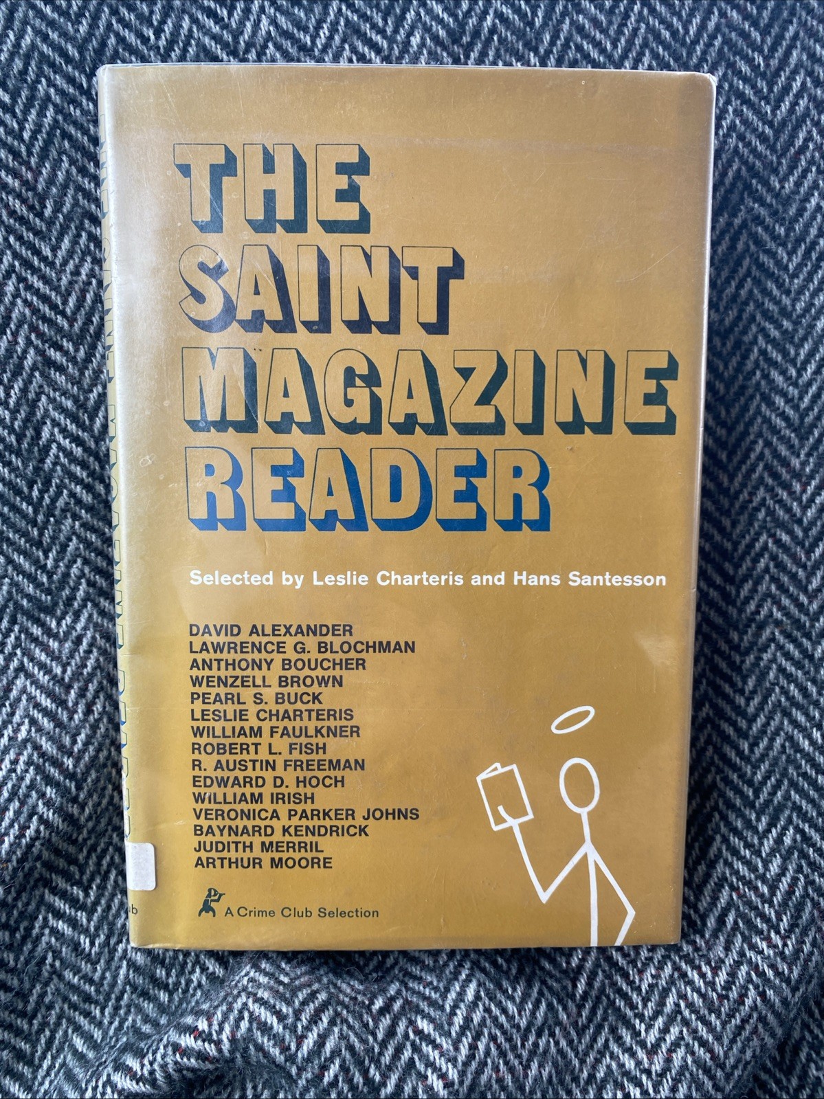 The Saint Magazine Reader by Leslie Charteris (First Edition)/HC/DJ/Mylar Cover