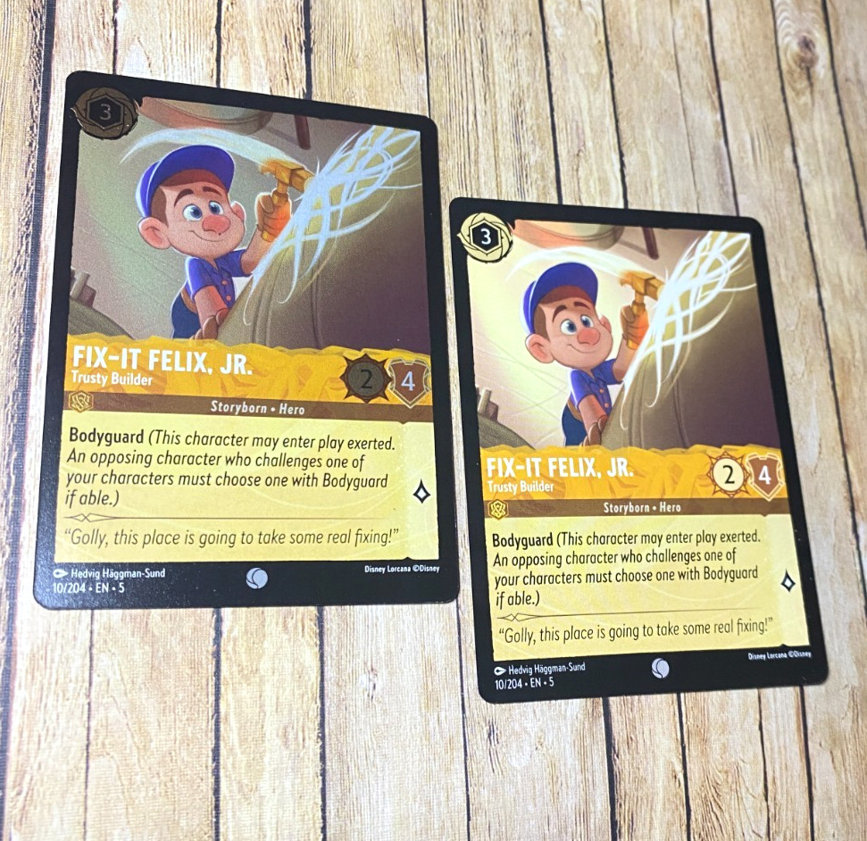 Fix-It Felix, Jr. 17/204 Common Set Reg/Foil Disney Lorcana Shimmering Skies