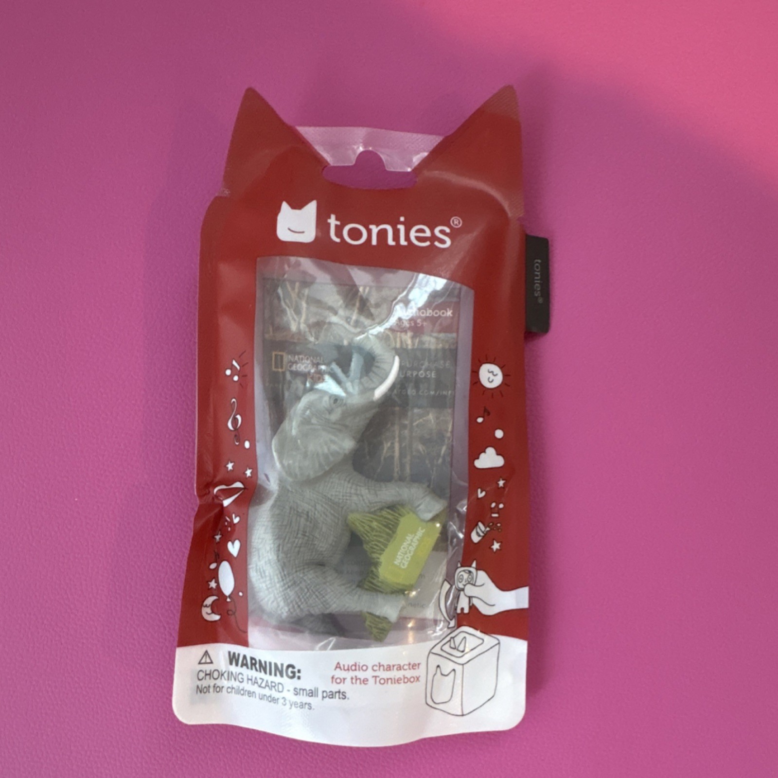 Tonies Nat Geo Kids Elephant Audio Character Toniebox MPN 414406 Ages 5+