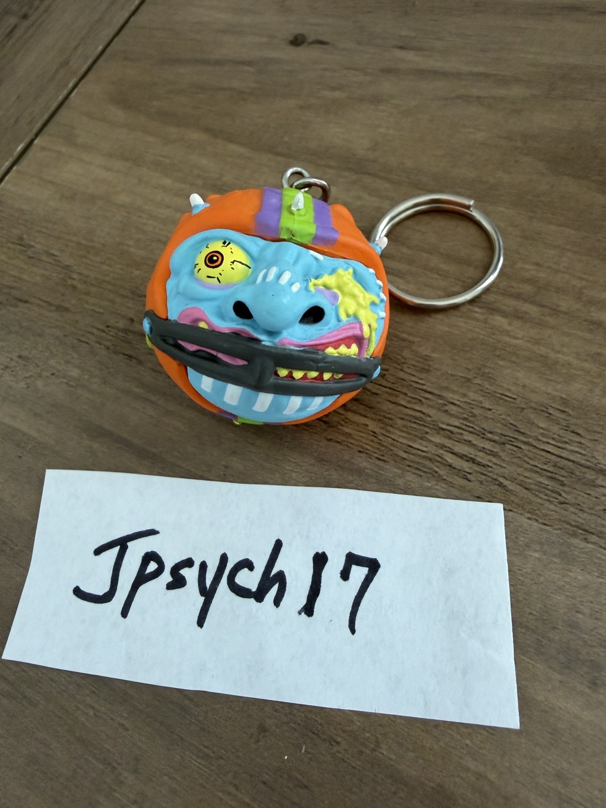 Kidrobot Madballs Freaky Fullback Keychain Collector Rare 