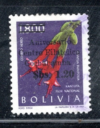 BOLIVIA LATIN AMERICA STAMPS  OVERPRINT USED LOT 62433