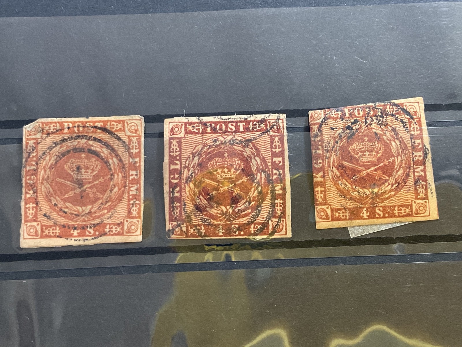 Denmark early used stamps  B3317