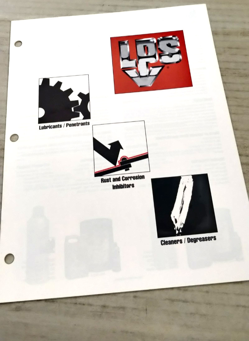 1991 LPS  catalog Industrial Aerosols cleaners degreasers lubricants   C5